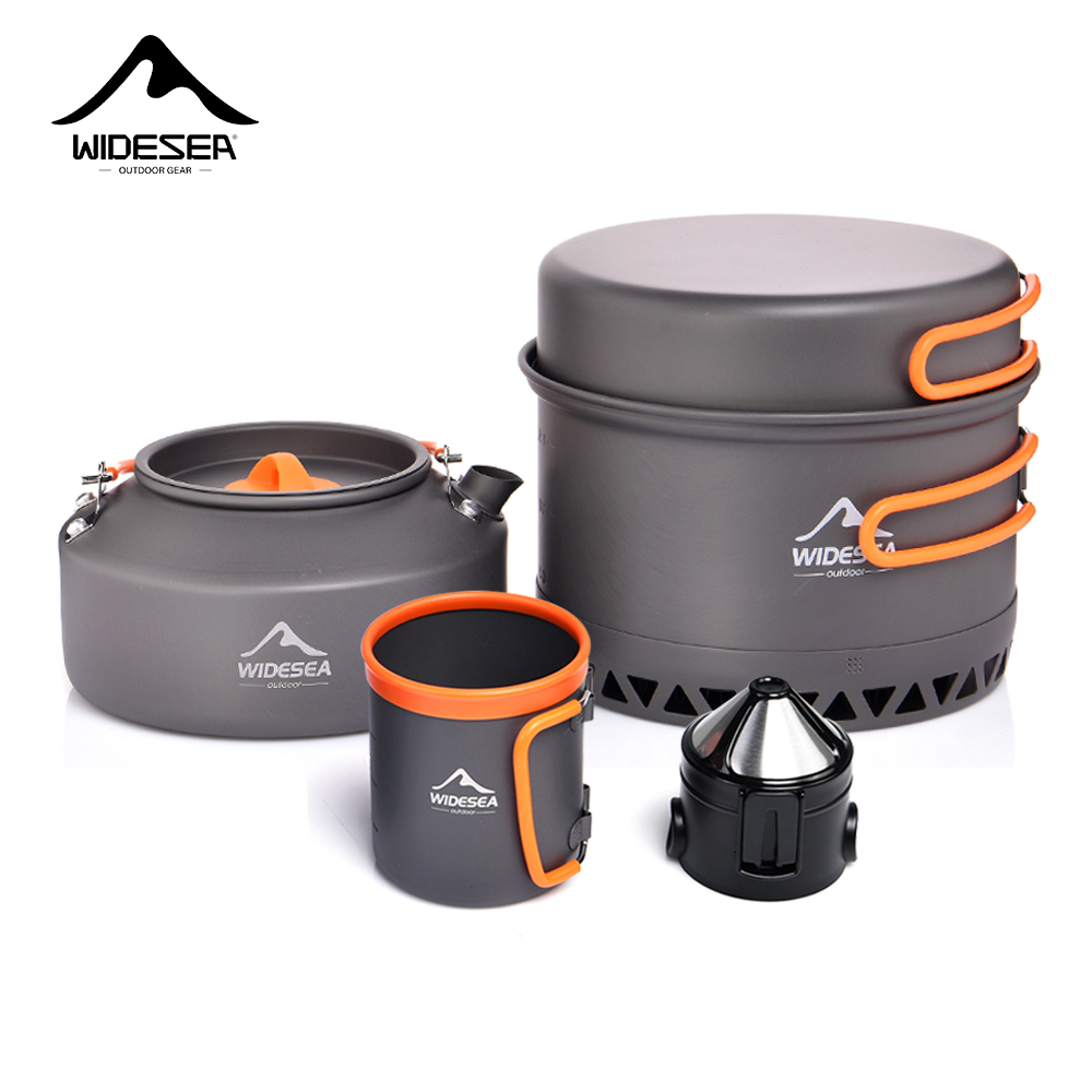 Camping Cooking Utensil Set - Campingservies Outdoor pannenset Potten Toeristische ketel