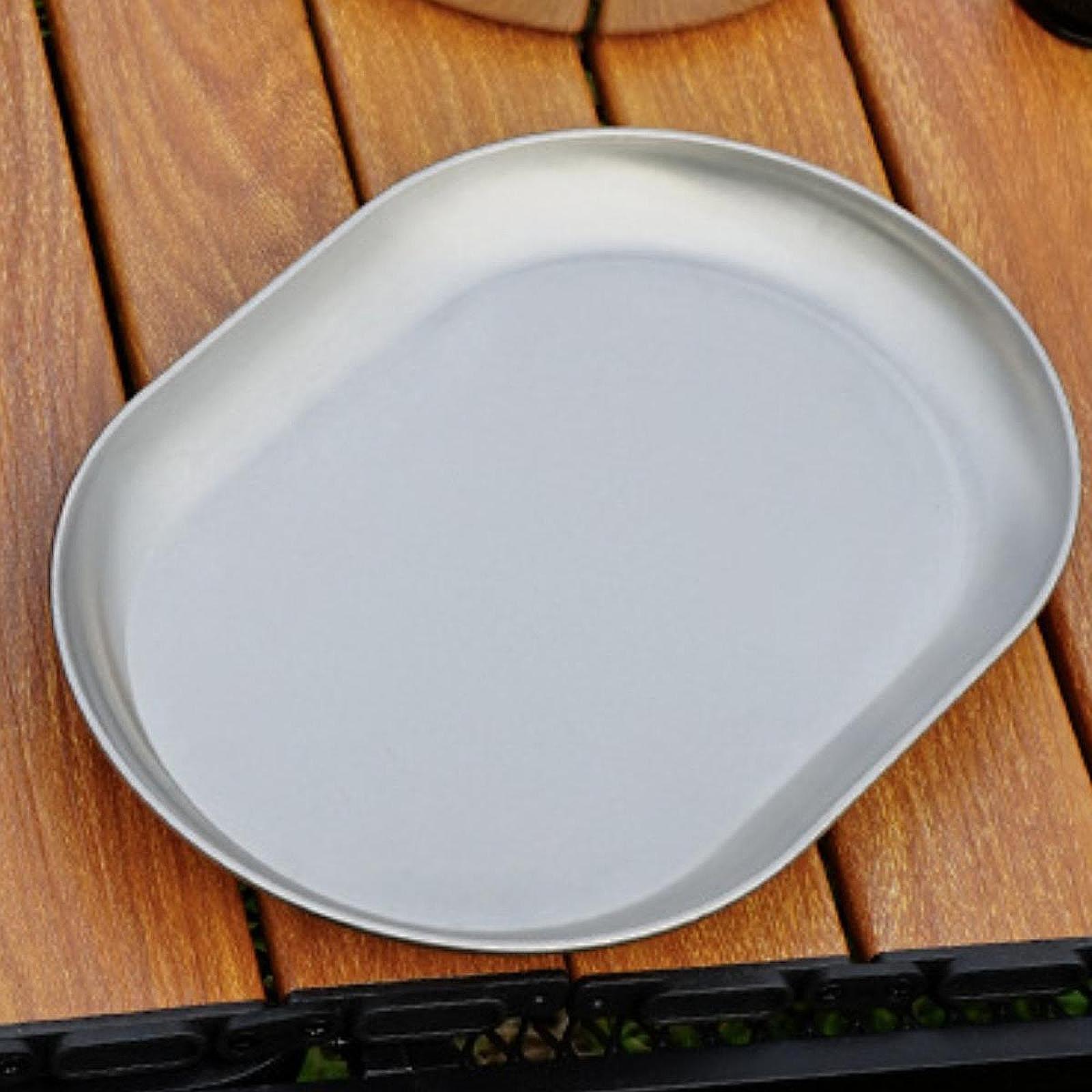 Camping Cooking Easy - Outdoor roestvrijstalen campingbord, makkelijk schoon te