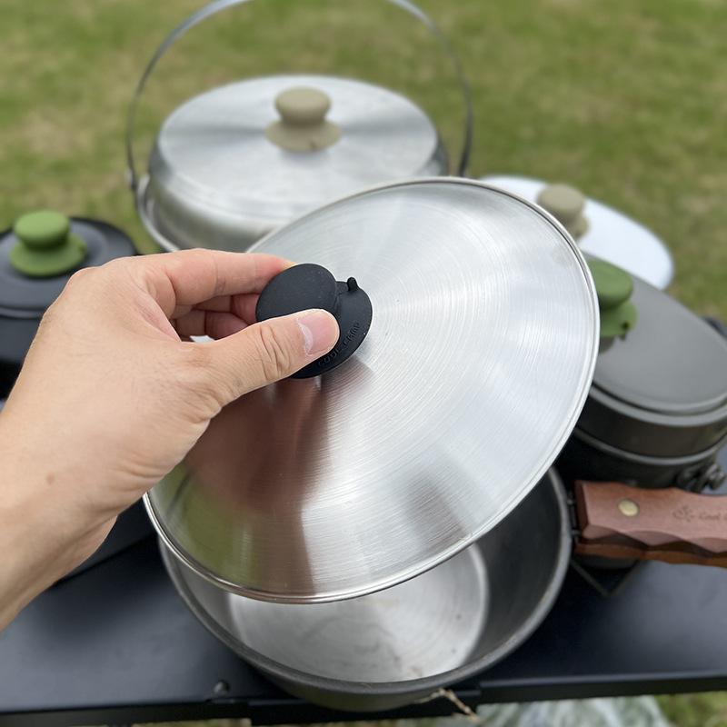 Camping Cooking Pot With Lid - 1PC Siliconen Pot Deksel Knop 4.9cm