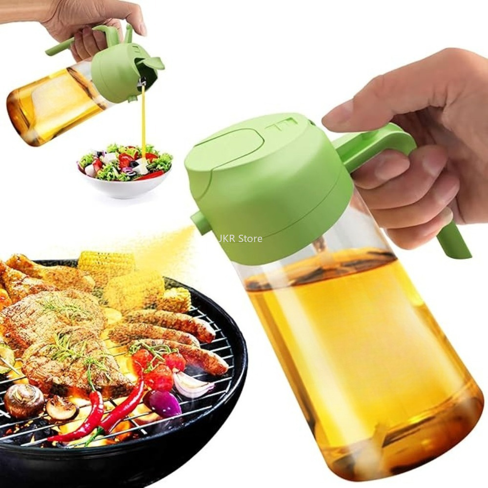Camping With Cooking - 2-in-1 olijfolie spuitfles dispenser grote capaciteit