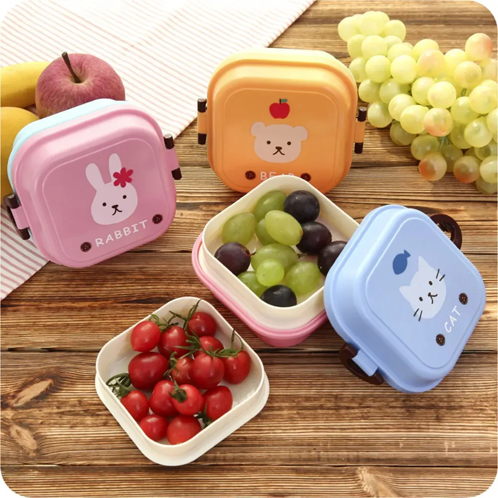 Camping Cooking Gifts - Kinderen Mini Leuke Cartoon Voedsel Opbergdoos