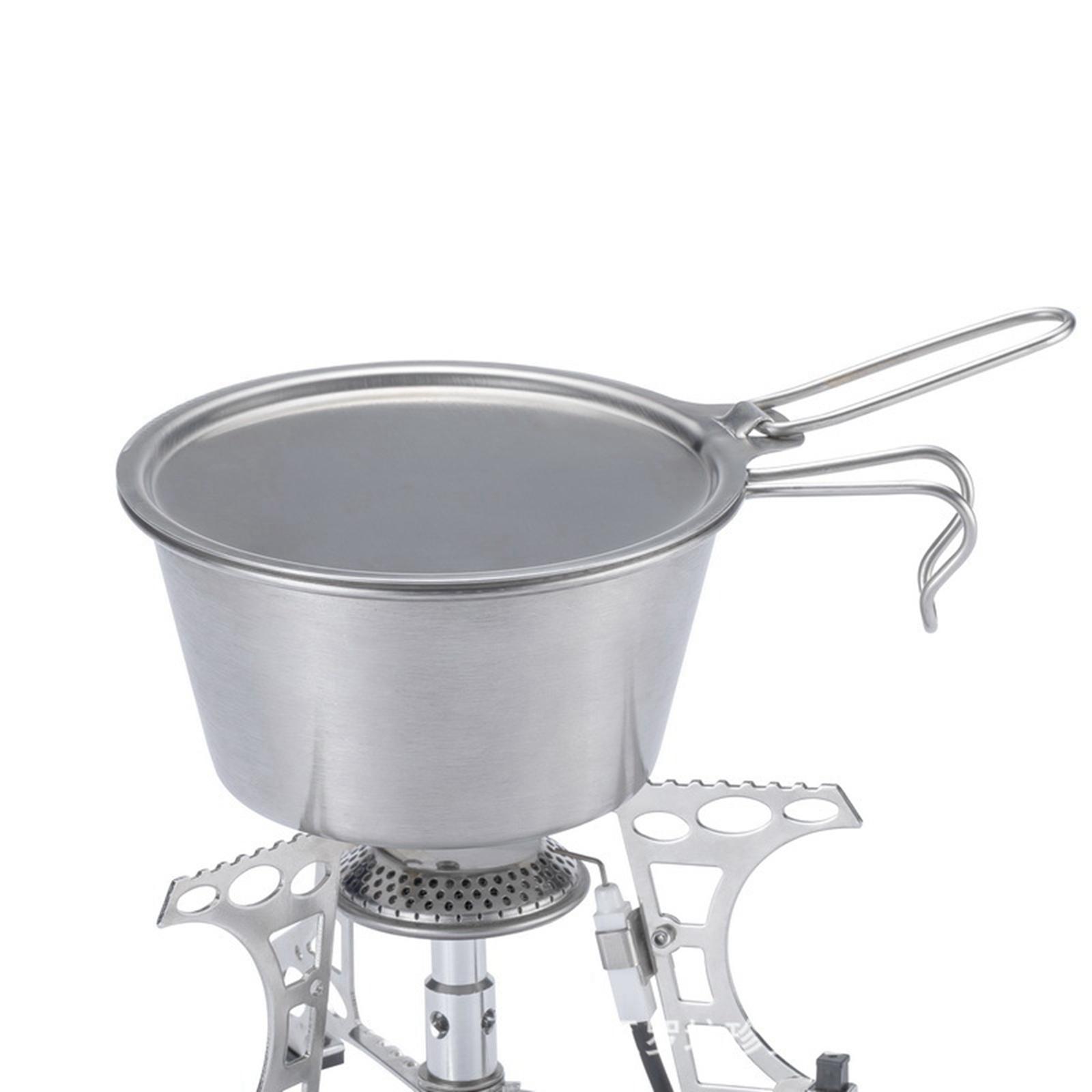 Camping Cooking Pot With Lid - Lichtgewicht Camping Pot Deksel Kom Schotel