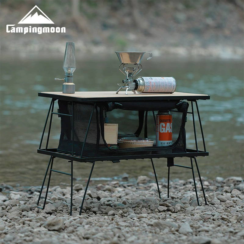 Camping Cooking Table - CAMPINGMOON T-230 Outdoor Simple Field Rack