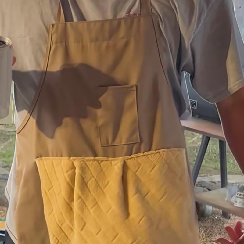 Camping Cooking Apron - Grappige grap-schort voor chef-koks, creatief zakverrassing