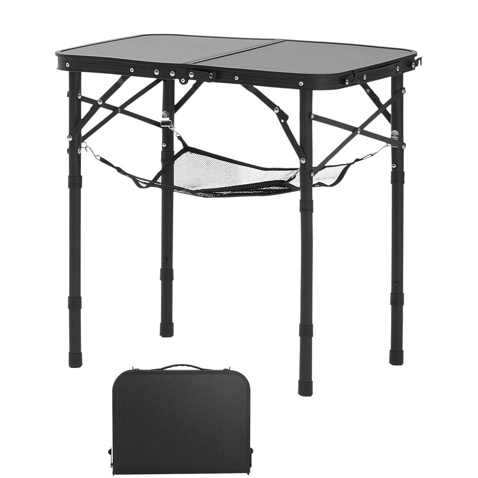 Camping Cooking Table - Opvouwbare kampeertafel, in hoogte verstelbare draagbare