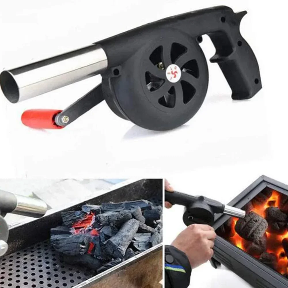 Camping Cooking Candle - Draagbare Handventilator Ventilator Luchtblazer Handleiding Bbq