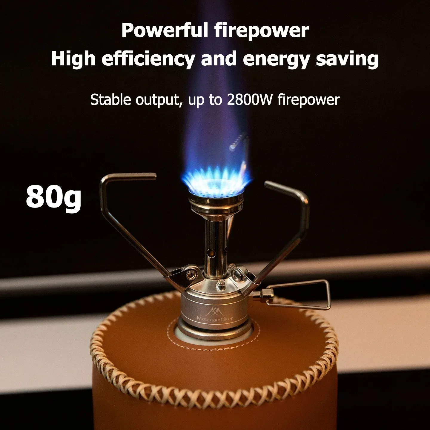 Camping Cooking Heater - Mountainhiker Ultralight 304 roestvrij staal geïntegreerde