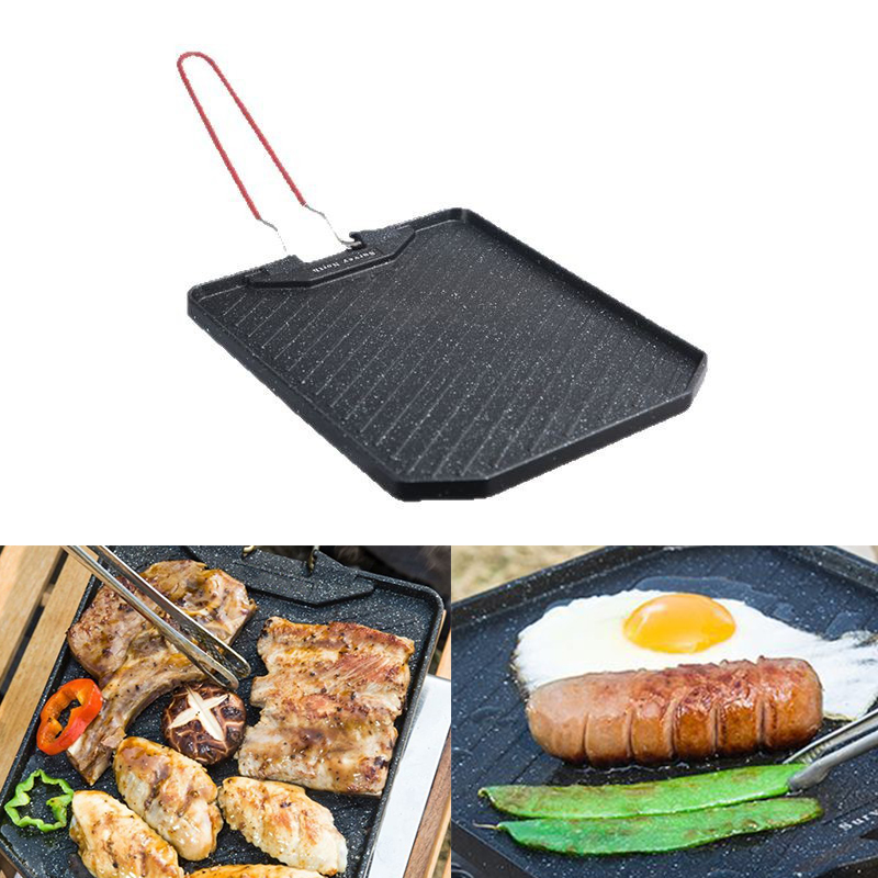Camping Cooking Heater - Outdoor camping barbecuepan Huishoudelijke koekenpan met