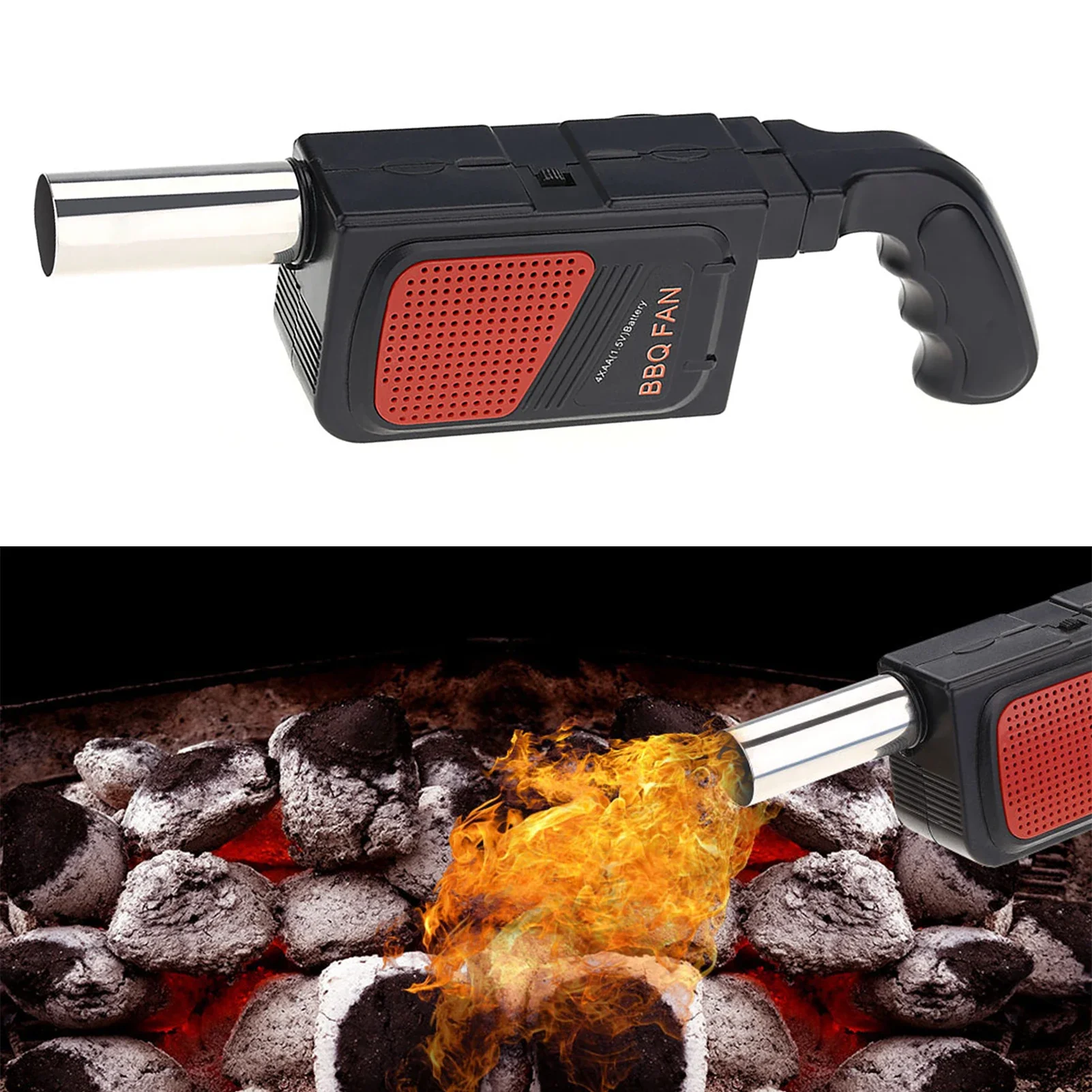 Camping Cooking Equipment - Draagbare draagbare elektrische BBQ-ventilator Luchtblazer voor