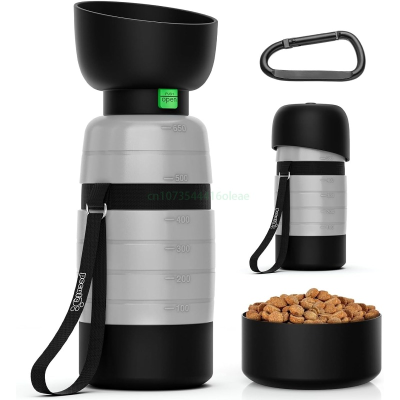 Camping Cooking Bowl - 650 ml hondenwaterfles met 150 ml