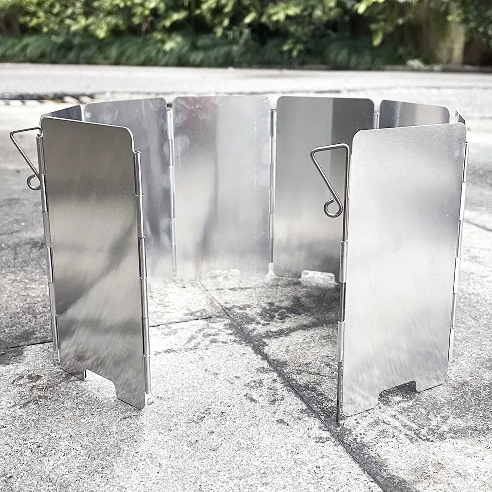 Camping Cooking Multi Tool - 9 Platen Opvouwbare Gasfornuis Voorruit Outdoor