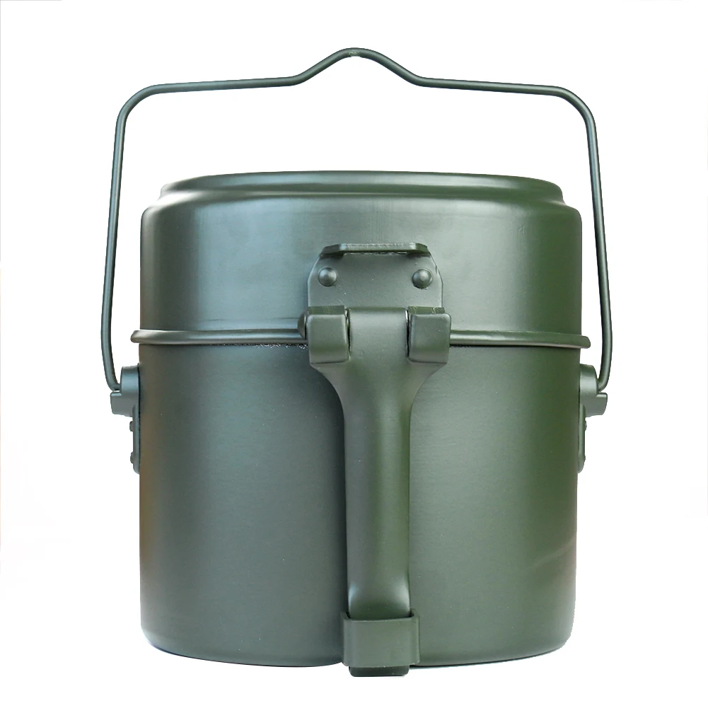Camping Cooking Pot Set - Draagbare lunchboxset van legering, lichtgewicht, duurzaam,