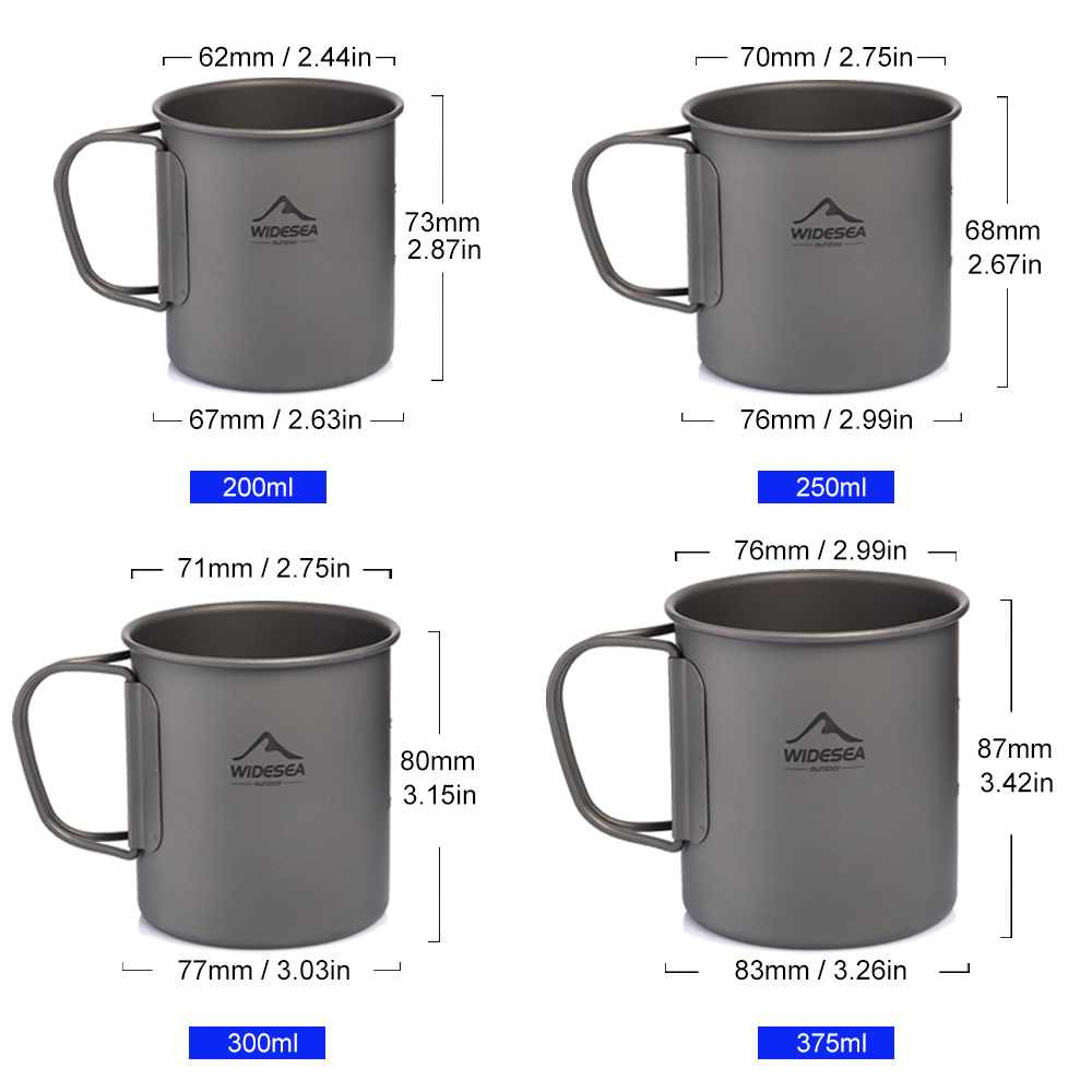 Widesea Campingmok Titanium be - Camping Cooking Ware Set recensie en prijs