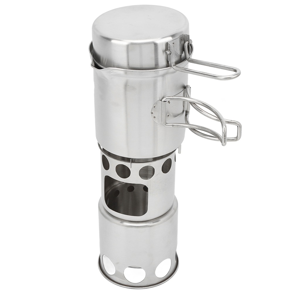 Roestvrijstalen campingkookger - Camping Cooking Pot With Lid recensie en prijs