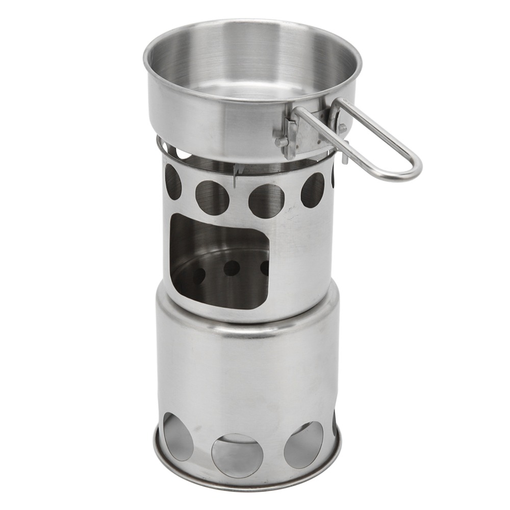 Roestvrijstalen campingkookger - Camping Cooking Pot With Lid recensie en prijs