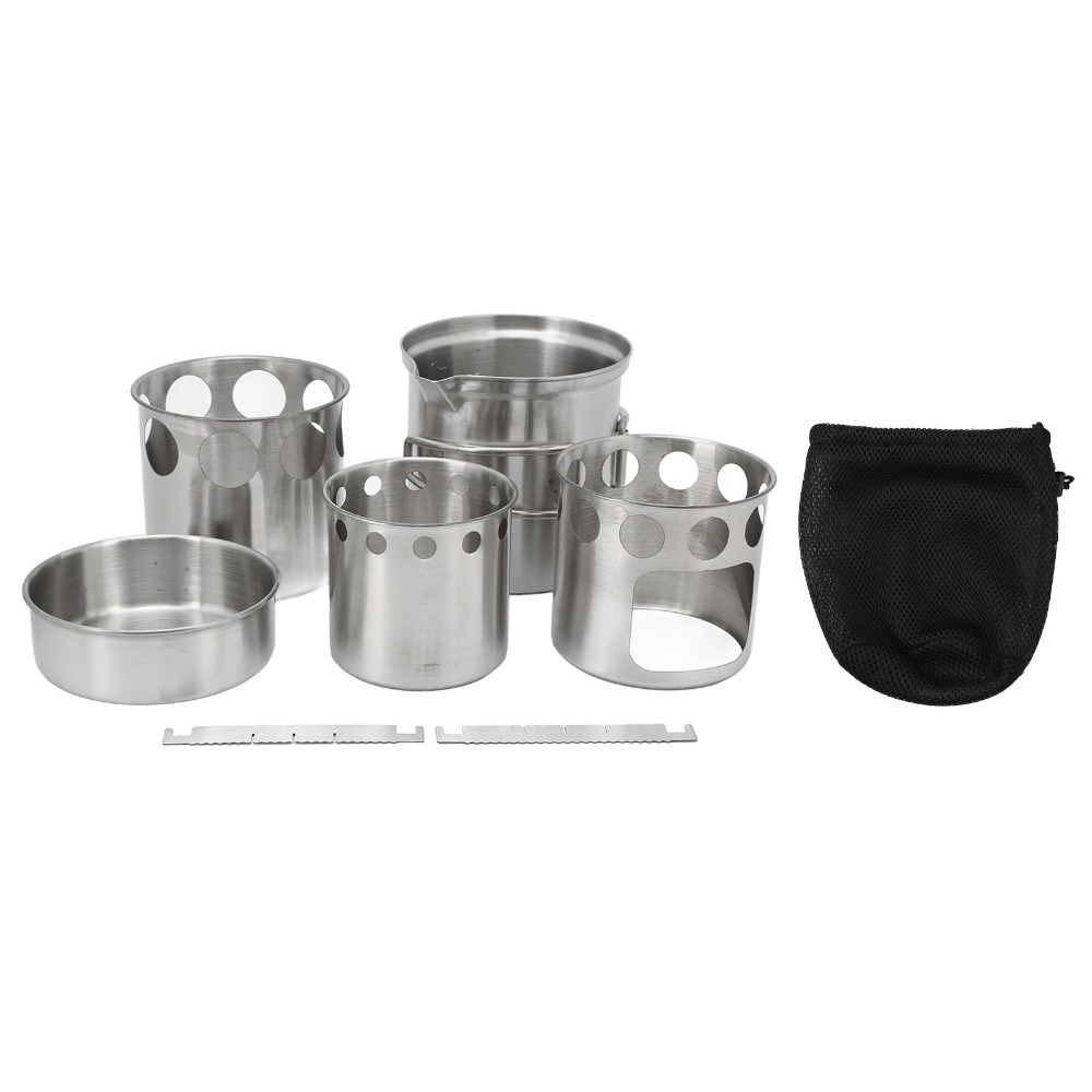 Roestvrijstalen campingkookger - Camping Cooking Pot With Lid recensie en prijs