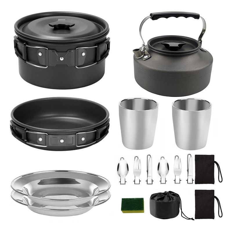 【KOPERS】Camping Kookgerei Draa - Camping Cooking Pot Set recensie en prijs