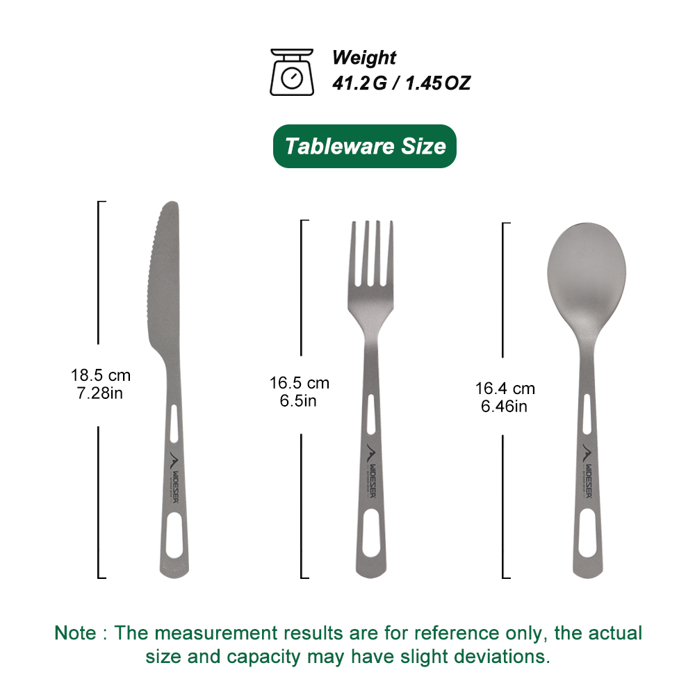Widesea Camping Kookset Spork  - Camping Cooking Utensil Set recensie en prijs
