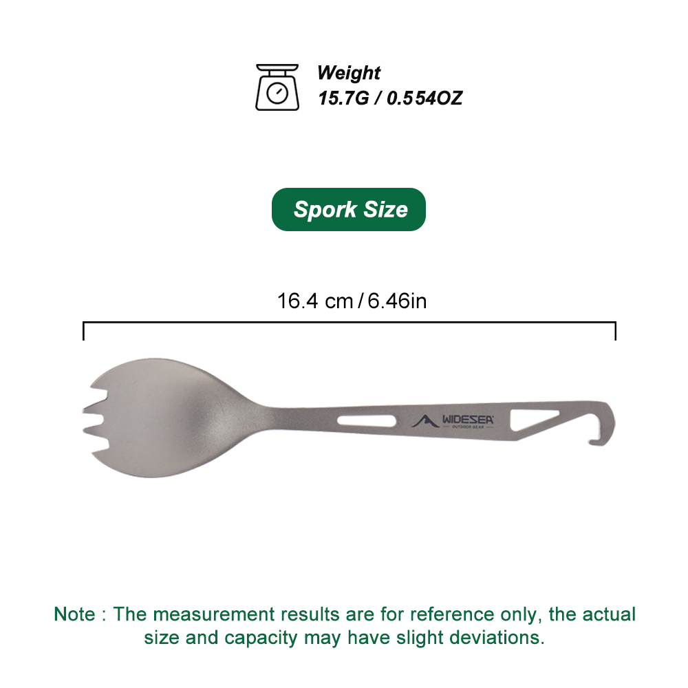 Widesea Camping Kookset Spork  - Camping Cooking Utensil Set recensie en prijs