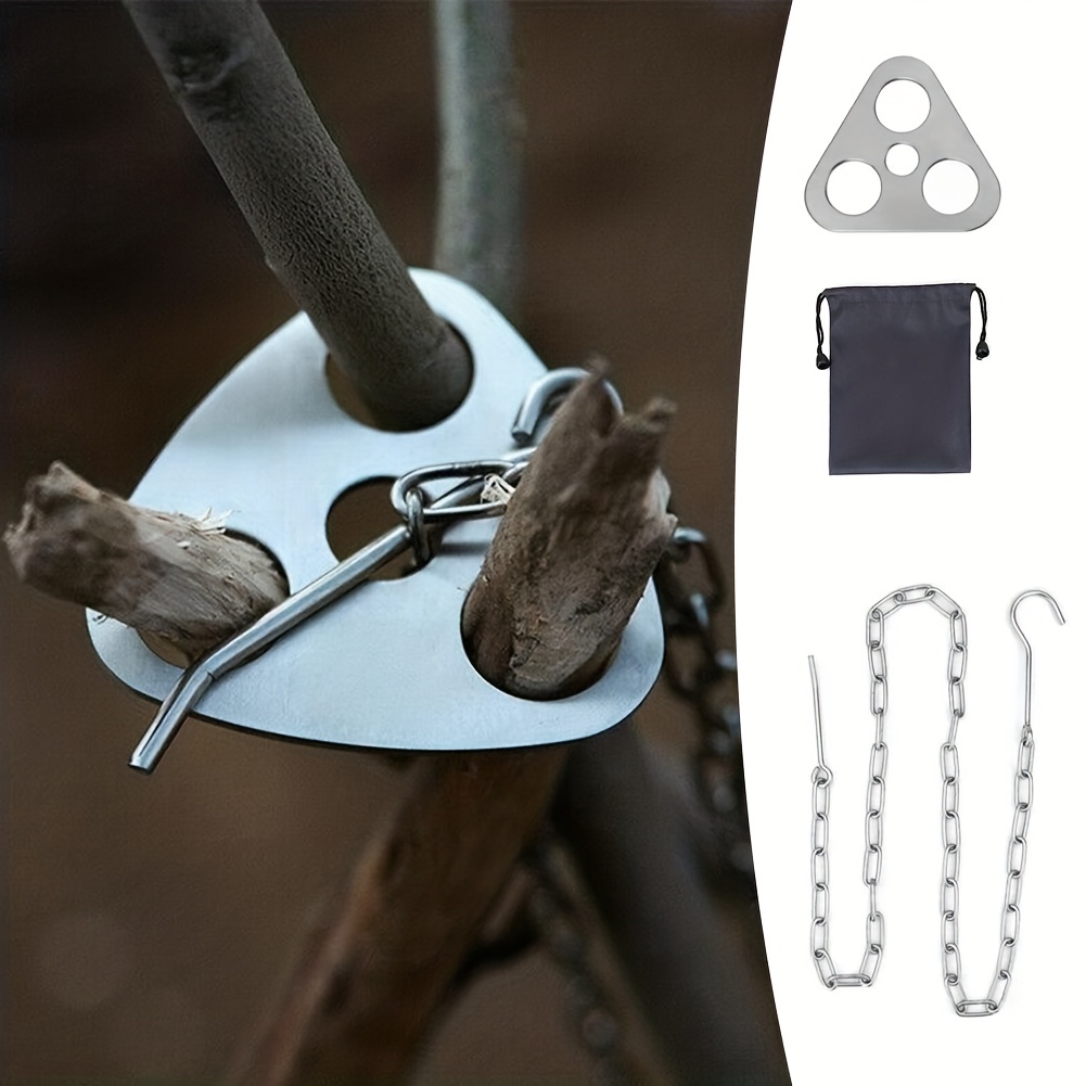 Draagbare afneembare buitenbar - Camping Cooking Hanger recensie en prijs