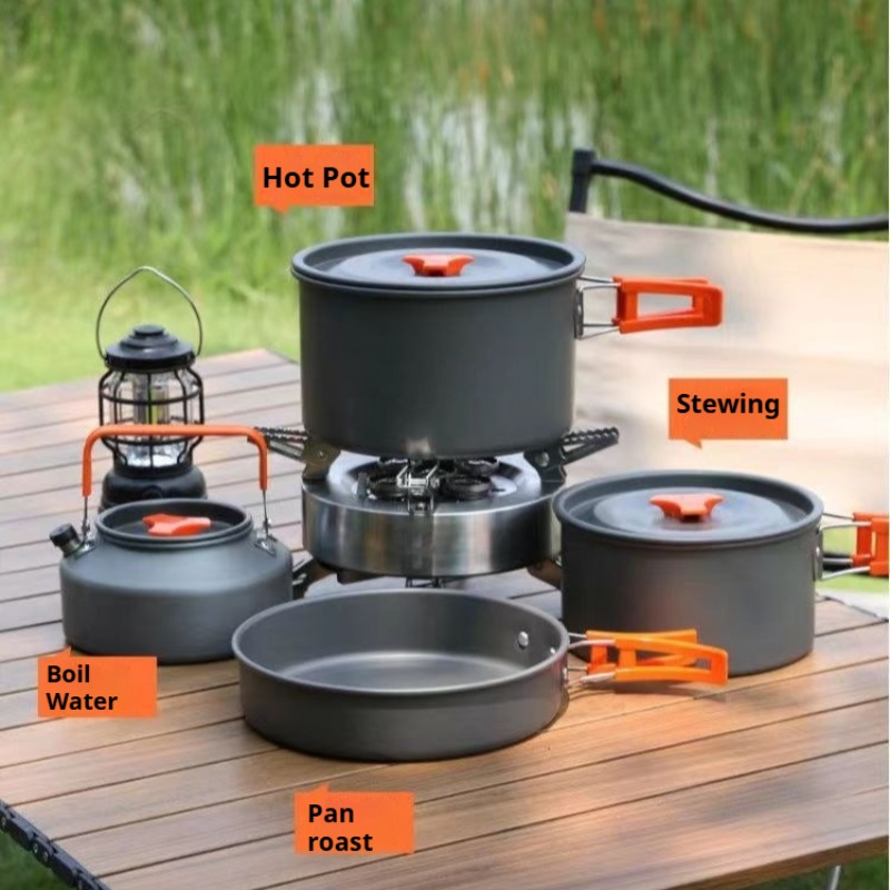Draagbare pot met grote capaci - Camping Cooking Easy recensie en prijs