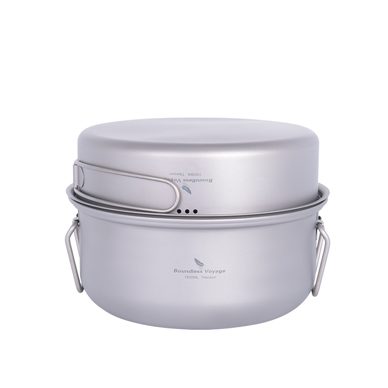 Boundless Voyage Titanium Stea - Camping Cooking Pot Set recensie en prijs