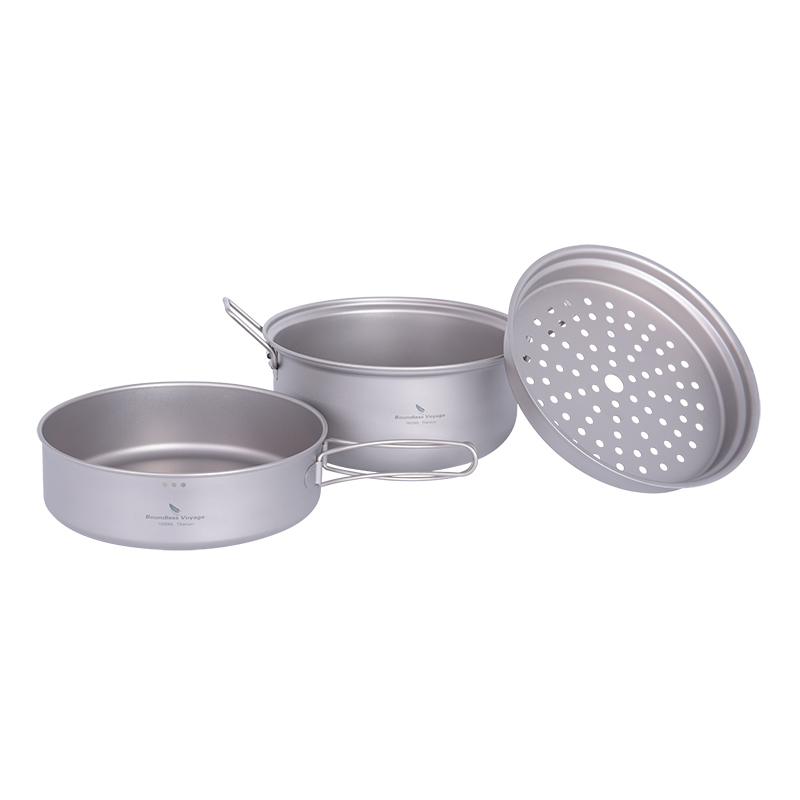 Boundless Voyage Titanium Stea - Camping Cooking Pot Set recensie en prijs