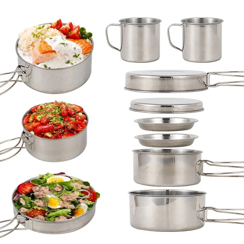 8 stks/set Camping Kookgerei M - Camping Cooking Utensil Set recensie en prijs