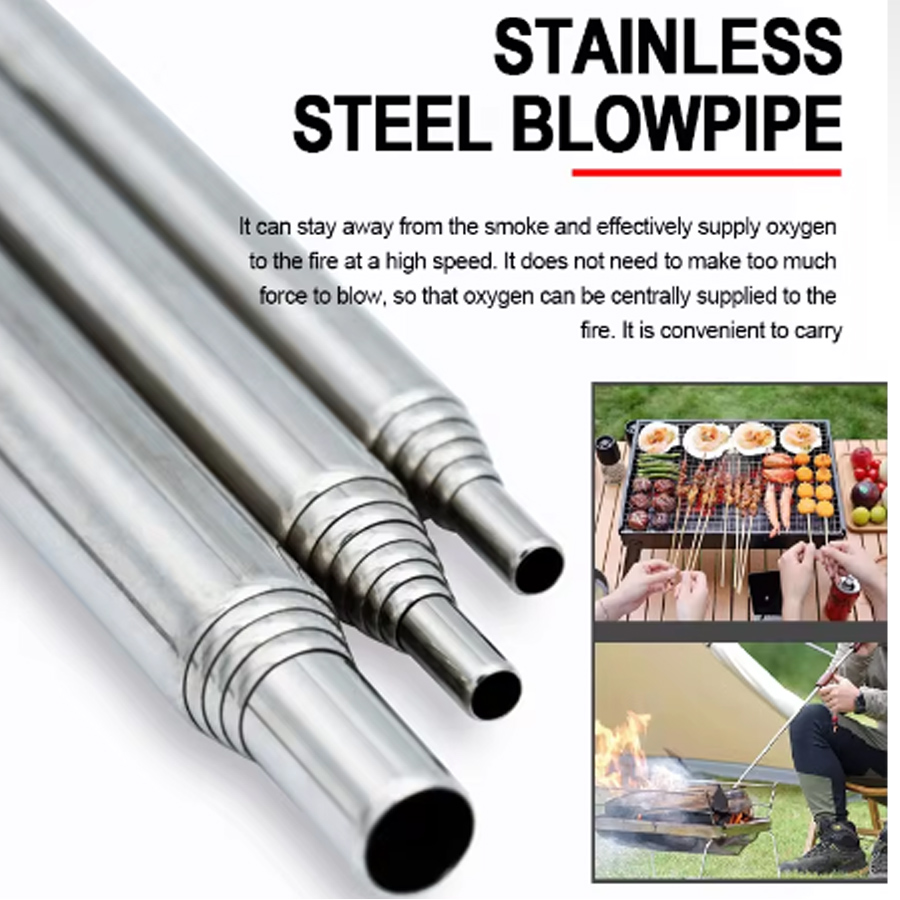 Roestvrijstalen blaaspijp Zakb - Camping Cooking Candle recensie en prijs