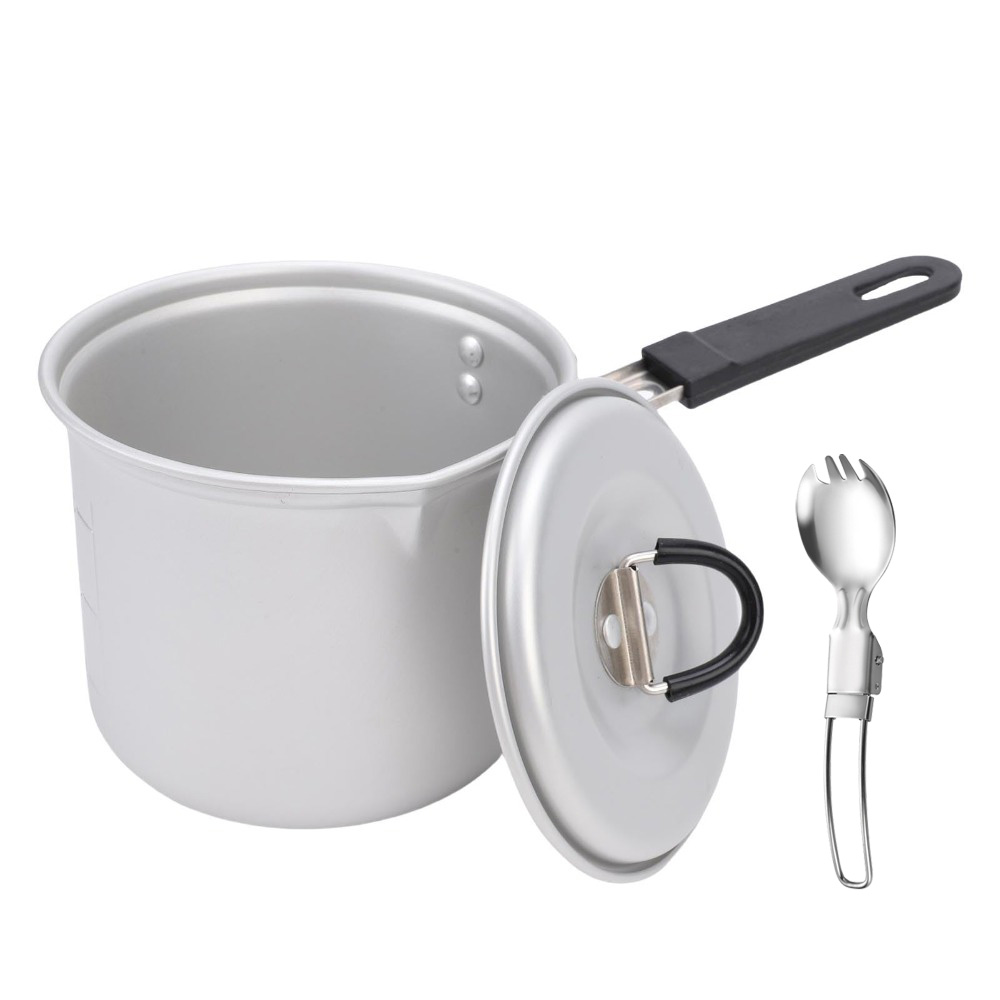 Campingkookpot, 770 ml draagba - Camping Cooking Pot With Lid recensie en prijs