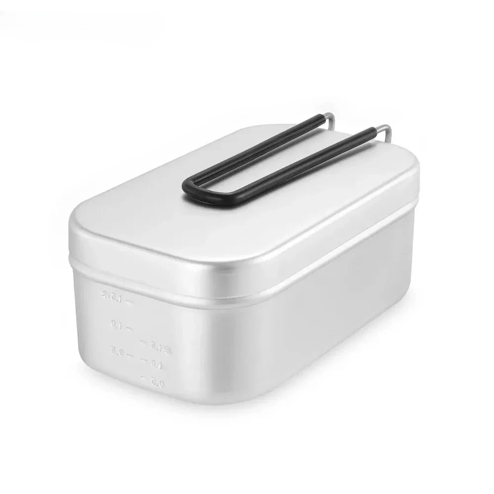 800/1400ML Aluminium Lunchboxe - Camping Cooking Bowl recensie en prijs