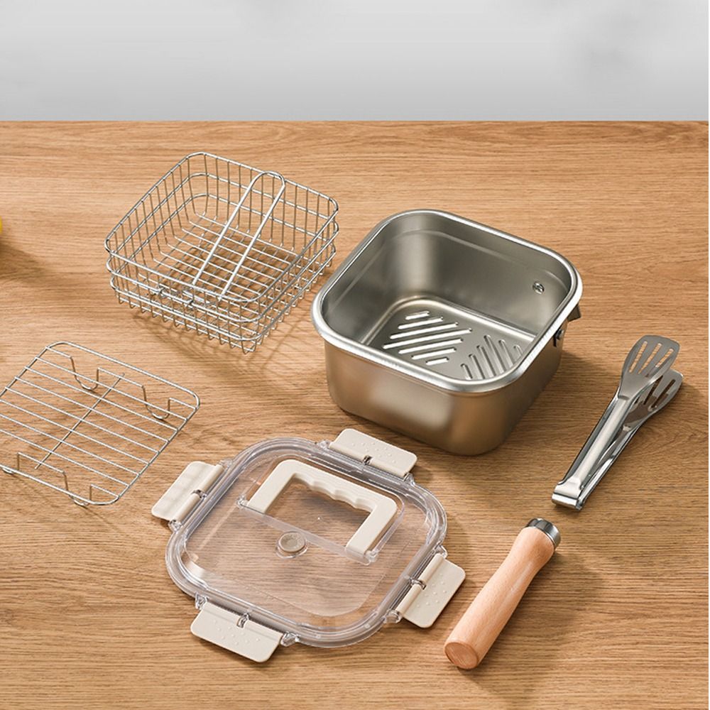 Draagbare roestvrijstalen koek - Camping Cooking Candle recensie en prijs