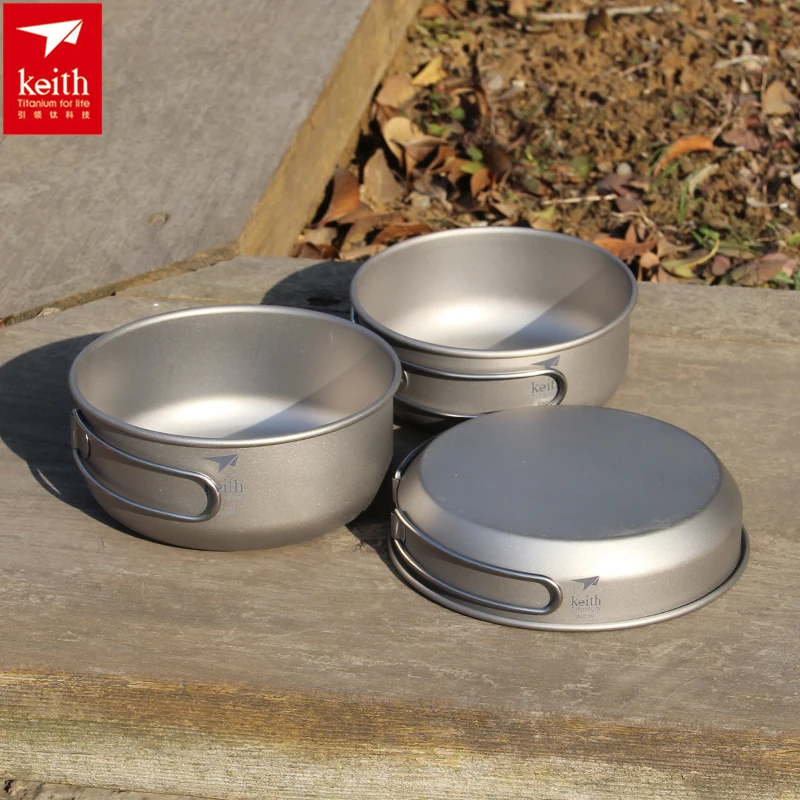 Keith 3PCS Titanium Kookgerei  - Camping Cooking Equipment recensie en prijs