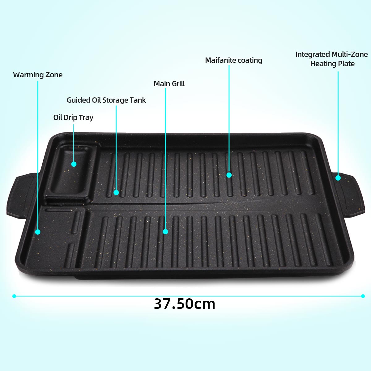 Koreaanse Grill Vleesplaat Alu - Camping Cooking Range recensie en prijs