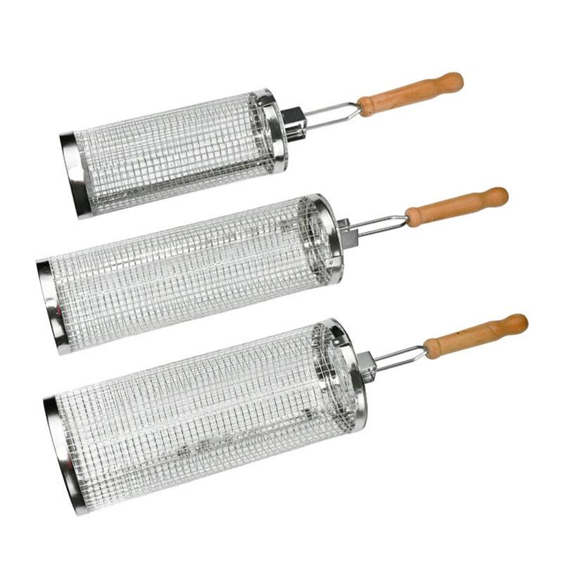 1 stuk roterende BBQ-kooi van  - Camping Cooking Gifts recensie en prijs