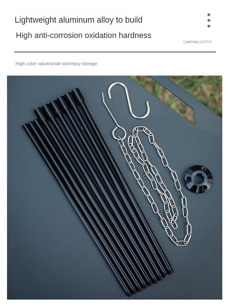 Camping Vreugdevuur Statief Dr - Camping Cooking Multi Tool recensie en prijs