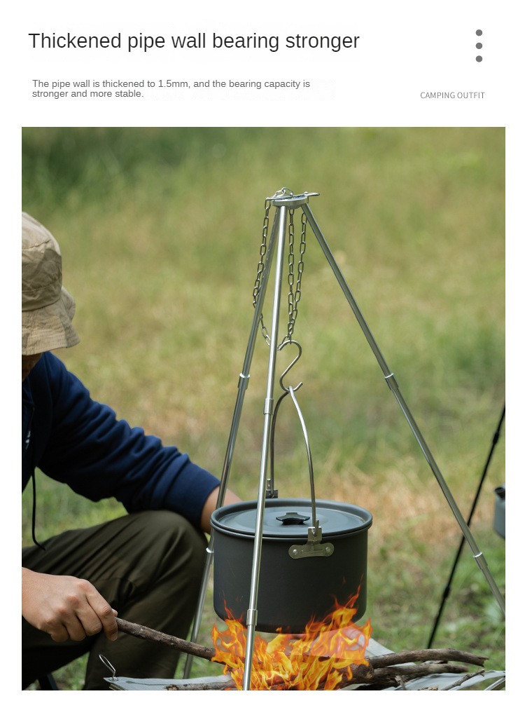 Camping Vreugdevuur Statief Dr - Camping Cooking Multi Tool recensie en prijs