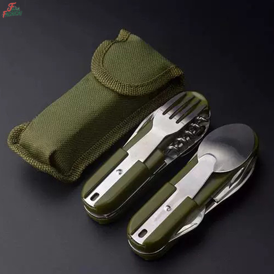 Campinguitrusting 5-in-1 reiss - Camping Cooking Utensil Set recensie en prijs