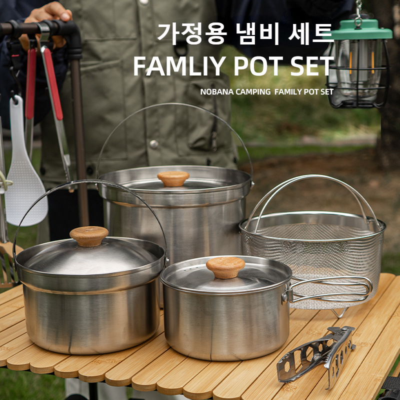 NOBANA Nieuwste Outdoor Rvs Po - Camping Cooking Utensil Set recensie en prijs