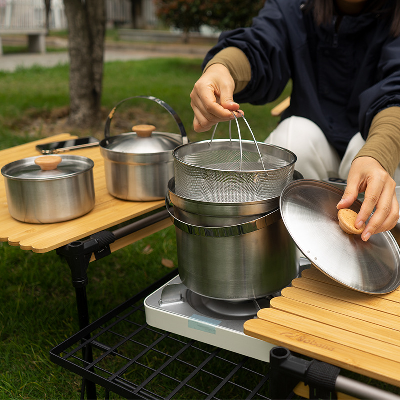 NOBANA Nieuwste Outdoor Rvs Po - Camping Cooking Utensil Set recensie en prijs