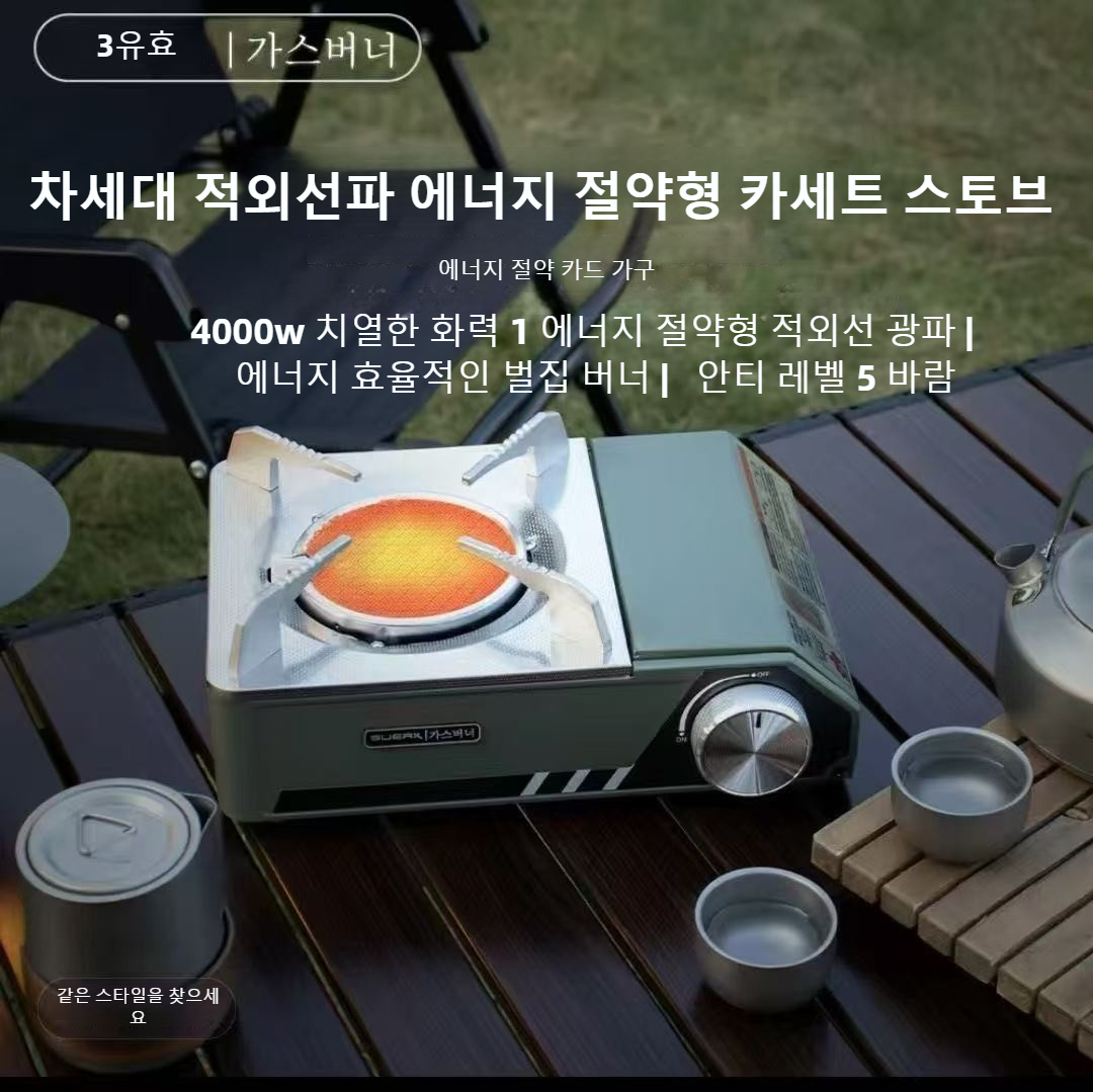 BUERK 4000W Infraroodkachel Dr - Camping Cooking Windshield recensie en prijs