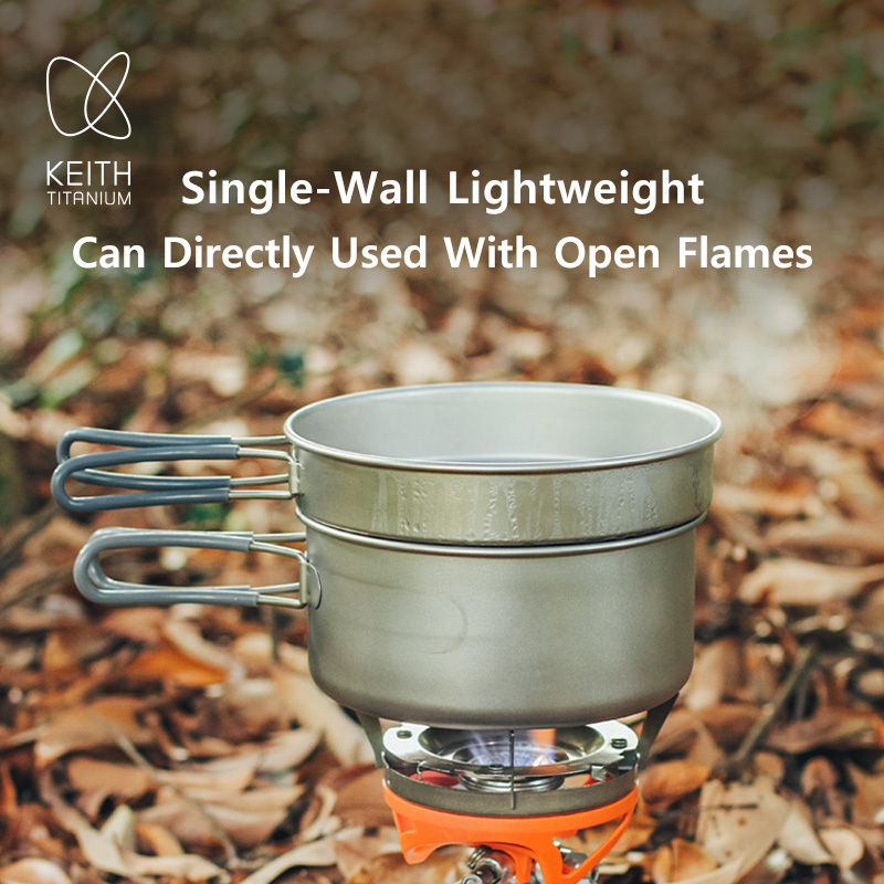 KEITH Pure Titanium 2-delige k - Camping Cooking Utensil Set recensie en prijs