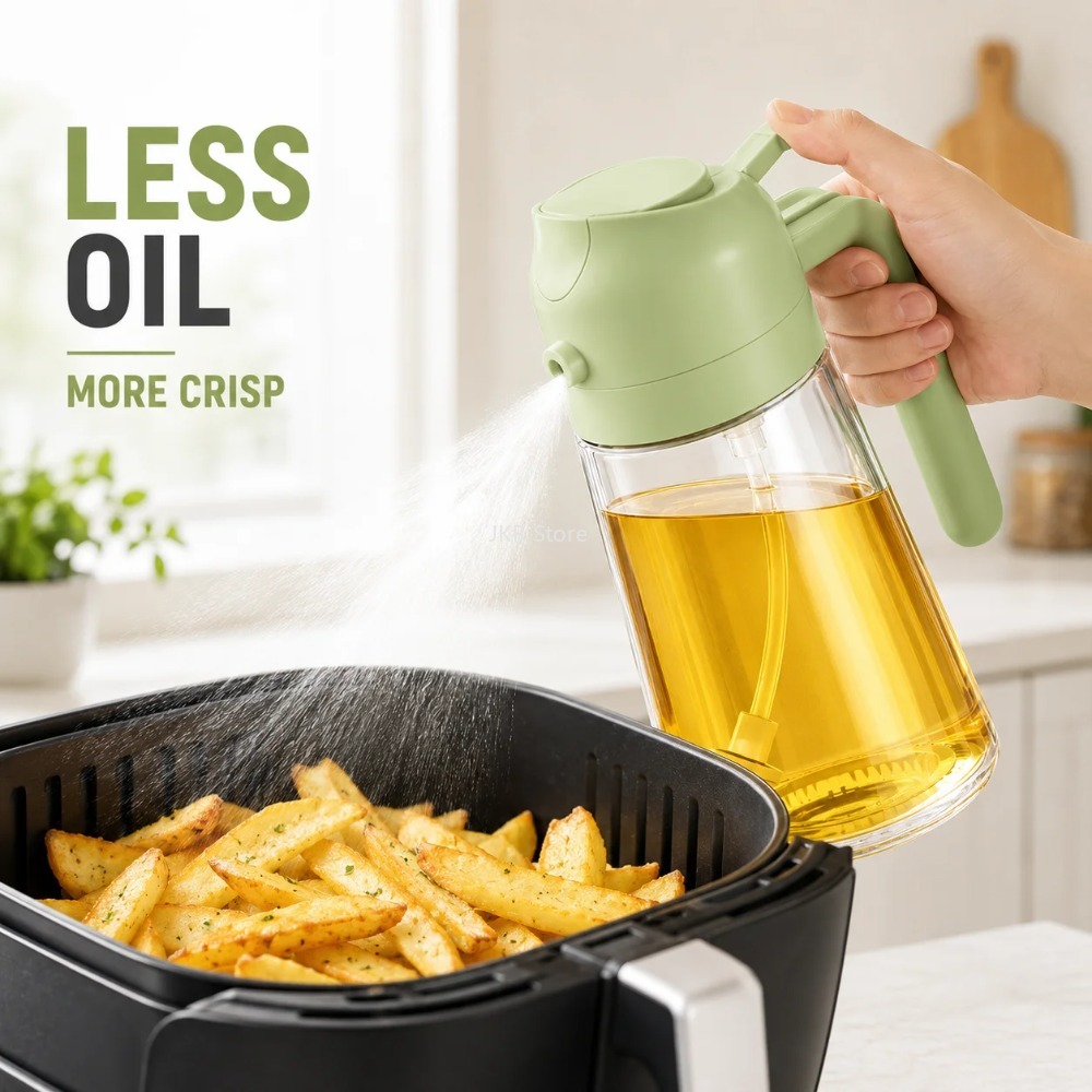 2-in-1 olijfolie spuitfles dis - Camping With Cooking recensie en prijs