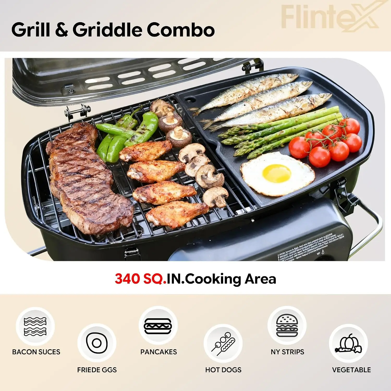 Draagbare propaangasgrill, 340 - Camping Cooking Range recensie en prijs