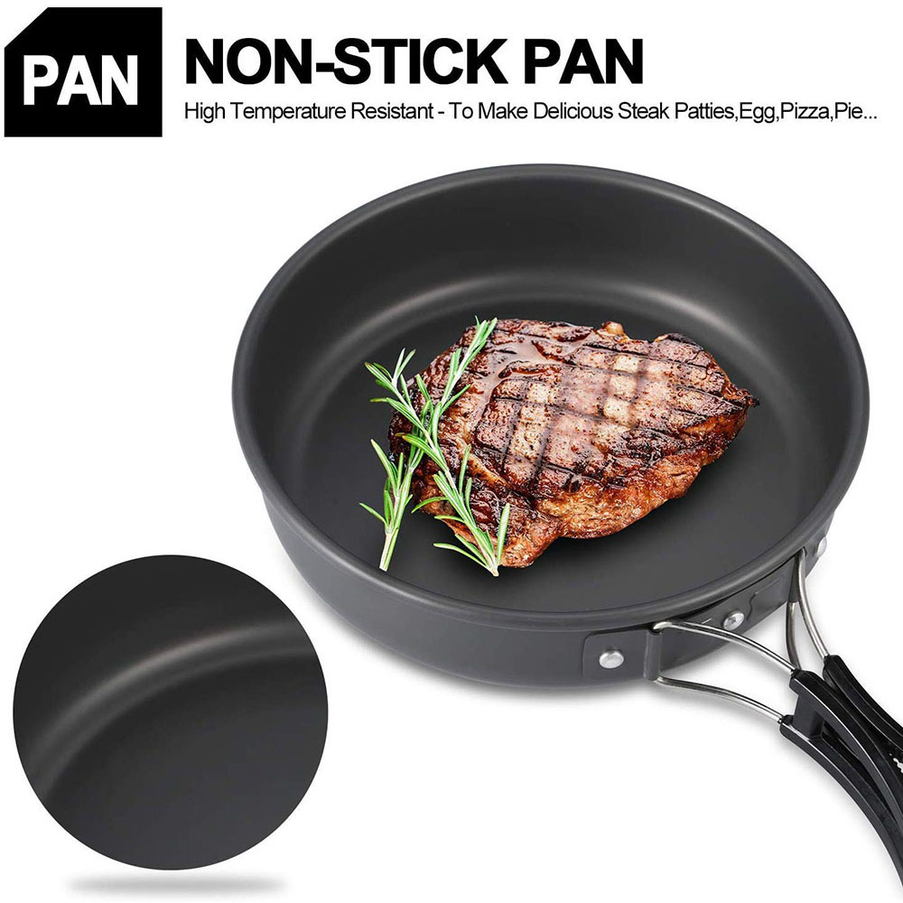 Camping Kookgerei Set Aluminiu - Camping Cooking Ware Set recensie en prijs