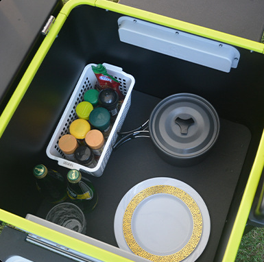 Buiten koken Opvouwbare opberg - Camping Cooking Multi Tool recensie en prijs