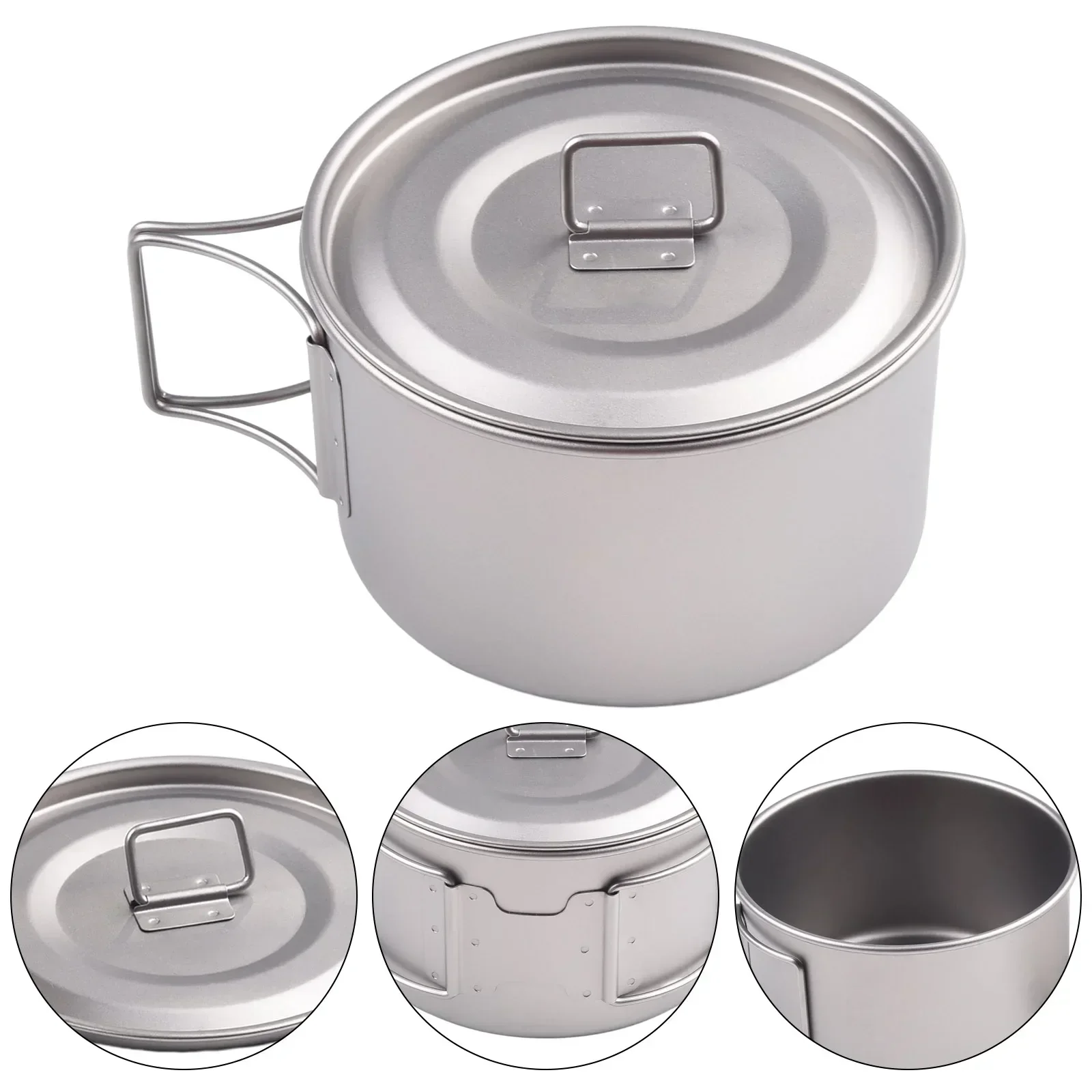 Titanium kom met inklapbaar ha - Camping Cooking Bowl recensie en prijs