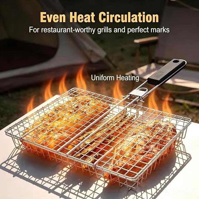 Grillmand Grote draagbare opvo - Camping Cooking Gifts recensie en prijs