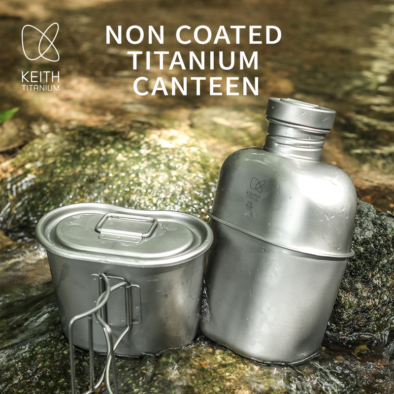 KEITH Pure Titanium Canteen Me - Camping Cooking Pot Set recensie en prijs