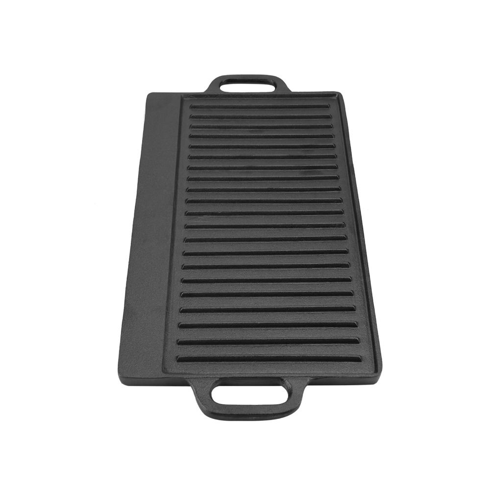 Dubbelzijdige gietijzeren bakp - Camping Cooking Range recensie en prijs